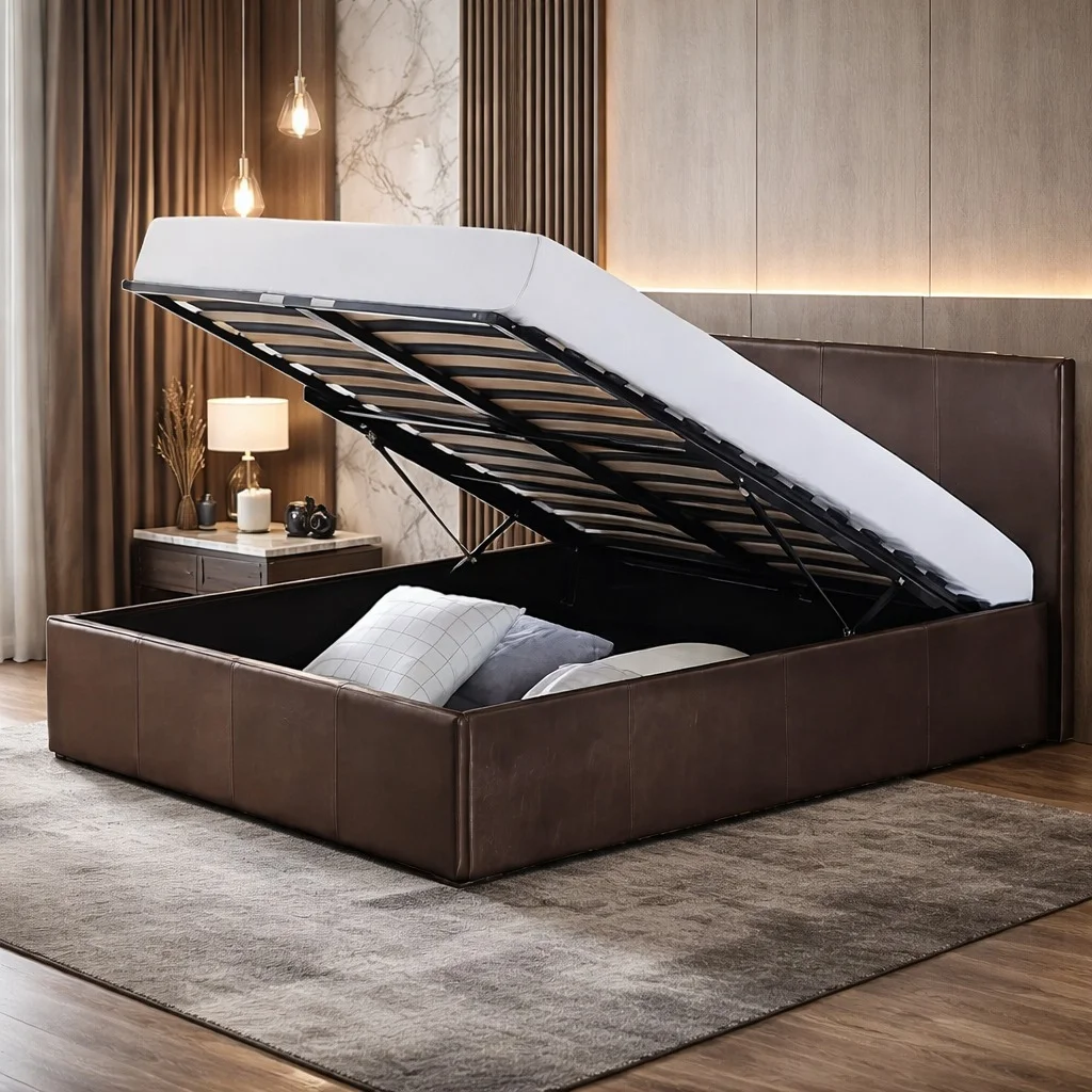 Elo Upholstered Ottoman Bed Frame - Image 1