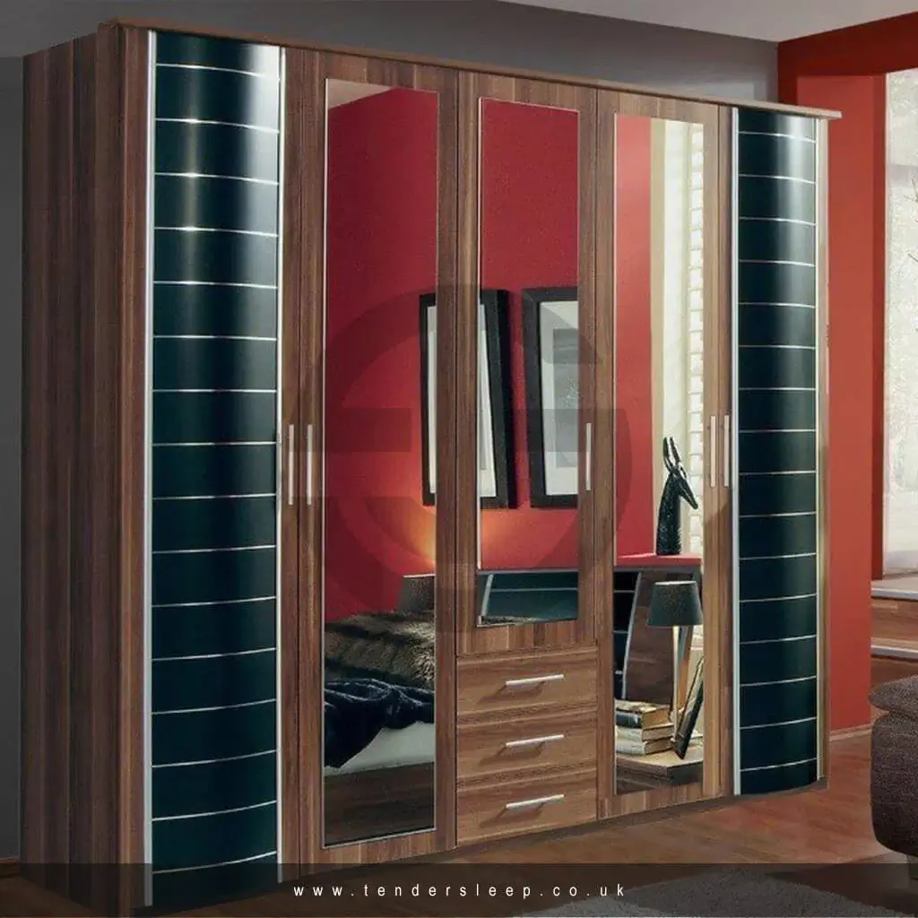 Yvonne 5 Door Wardrobe Yvonne 5 Door Wardrobe