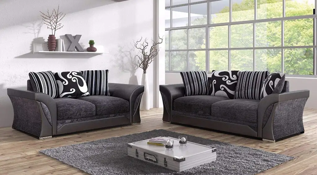 Farrow 3 and 2 Seater Fabric Sofa Set Farrow 3 and 2 Seater Fabric Sofa Set