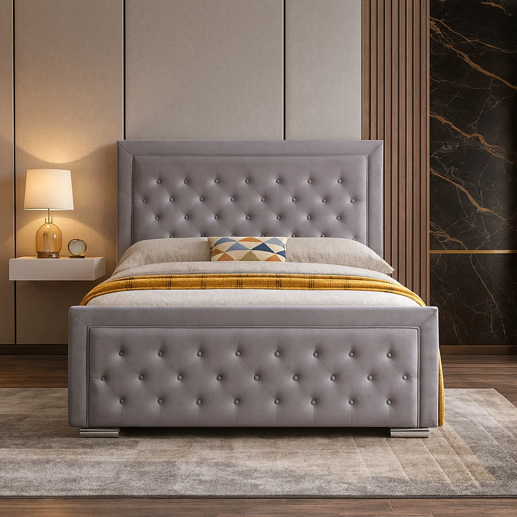 Plush Velvet Heaven Bed - Image 1