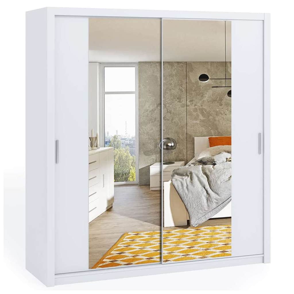 200cm Bonito Sliding Mirror Door Wardrobe