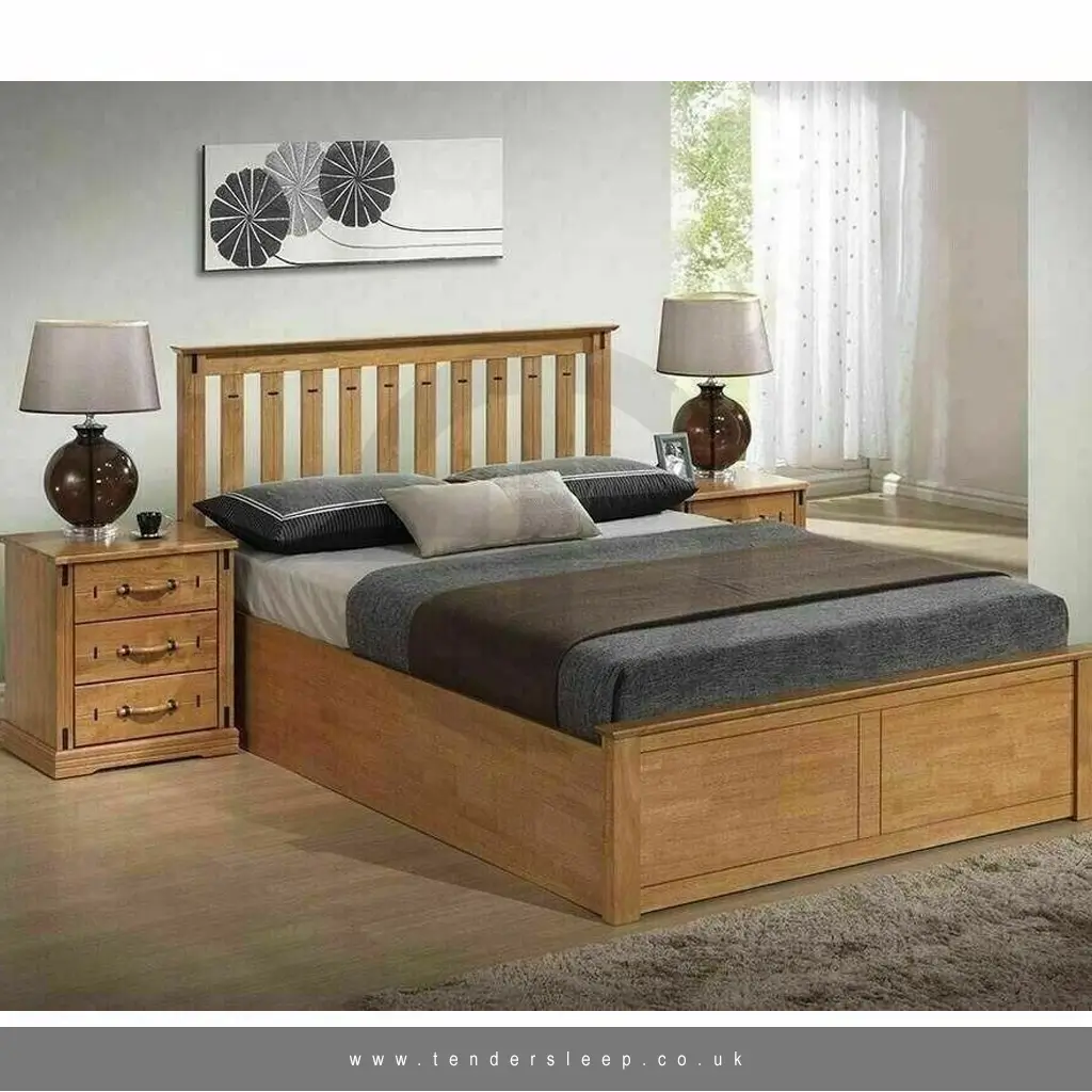 Wooden Storage Bed